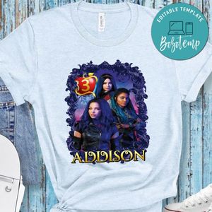 Custom Disney Descendants Birthday Shirt for Girl