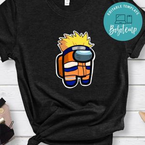 Among Us Naruto Fan Inspired T-Shirt