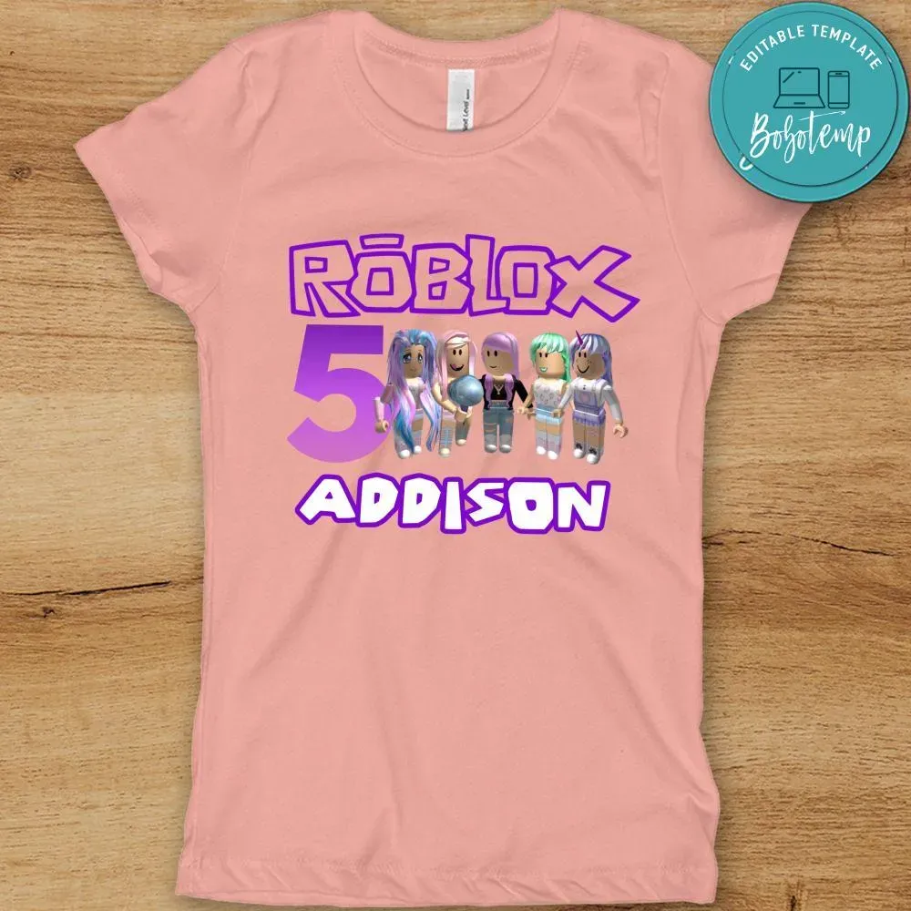 Roblox Personalized Birthday Shirt For Girl Bobotemp - roblox personalized birthday shirt for girl roblox halloween shirt template girl Roblox Personalized Birthday Shirt For Girl Bobotemp - roblox halloween shirt template girl