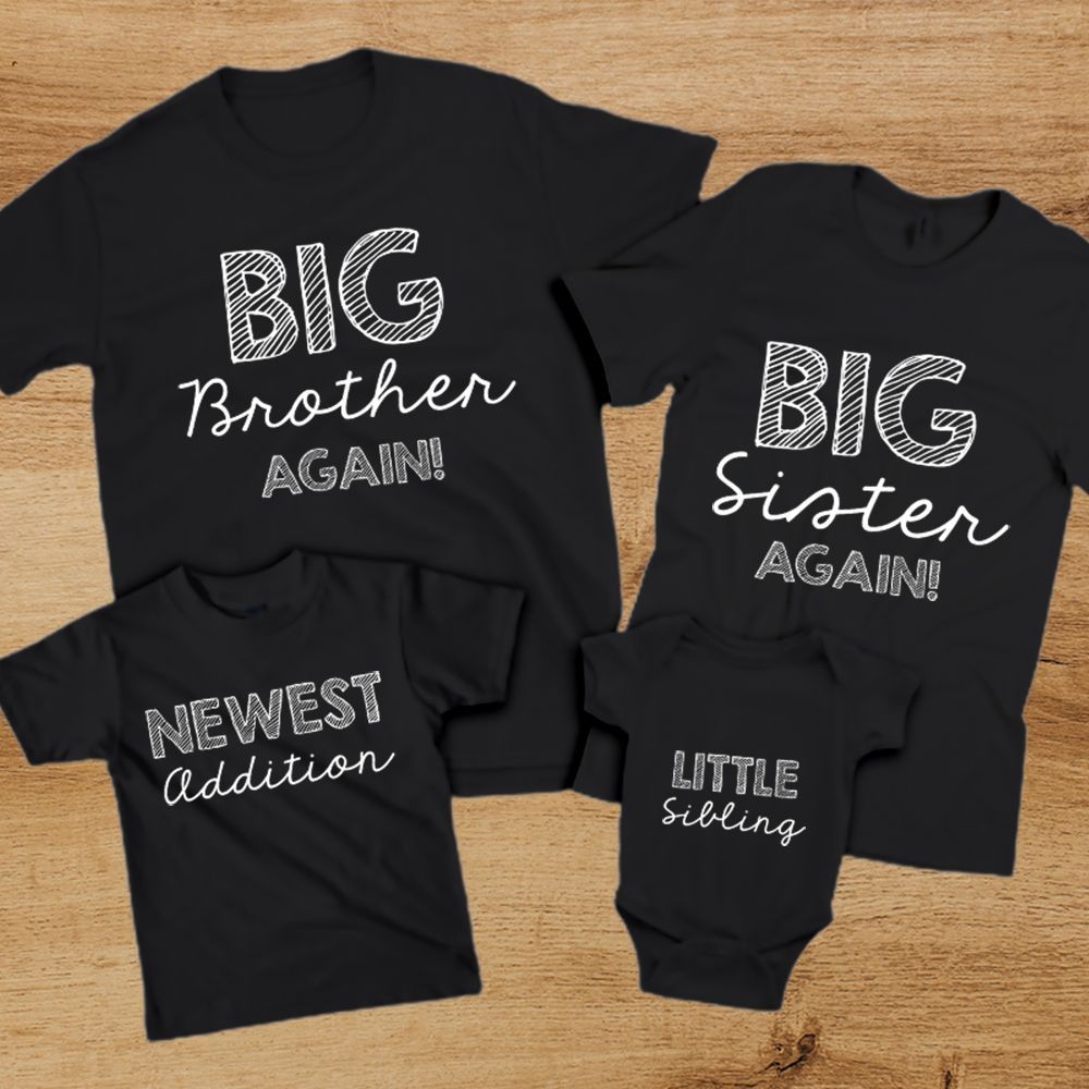 Family Matching Sister, Brother, Sibling Shirts