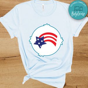 America Care Bears Costume PNG file template