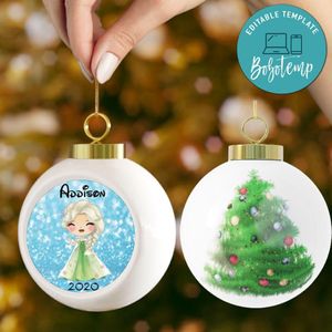 Elsa Disney Frozen 2 Christmas Ball Ornament Gift