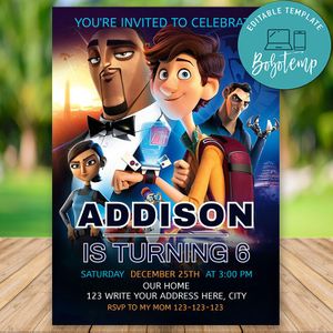 Editable Pies In Disguise Birthday Invitation Instant Download