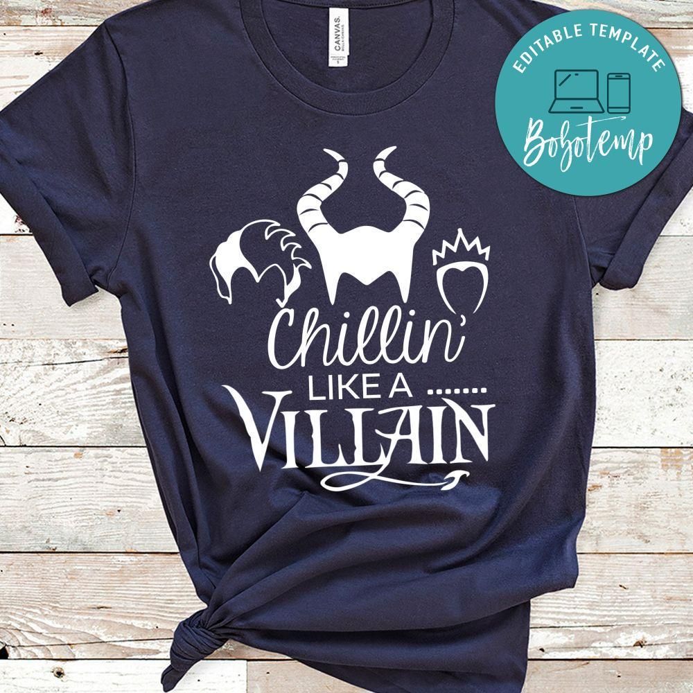 Chillin like a Villain Shirt - Disney Descendents Shirt