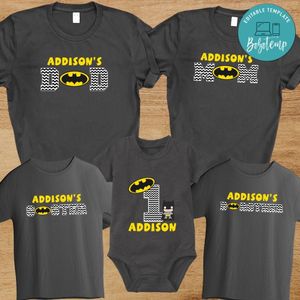 Baby Batman Birthday Family Trip Vacation PNG file template