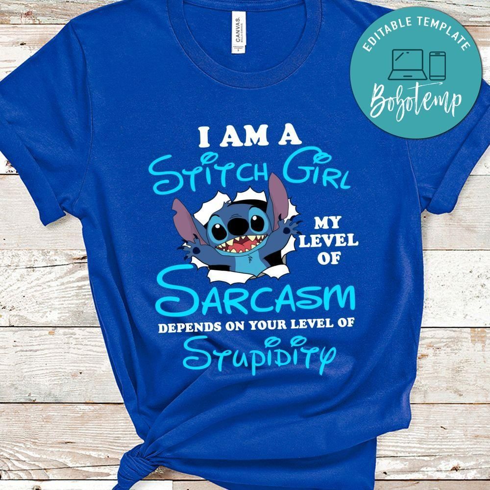 I'm A Stitch Girl Cute Disney Shirts