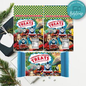 Thomas Train and Friends Rice Krispie Treat Digital File Printable Instant Download