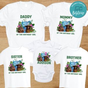 Raya and the Last Dragon Birthday Family Matching Party Shirts