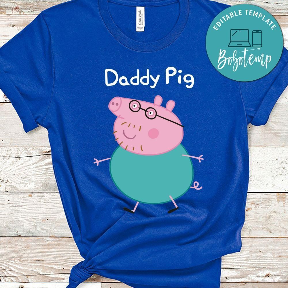 Daddy Pig Fathers Day T-Shirt