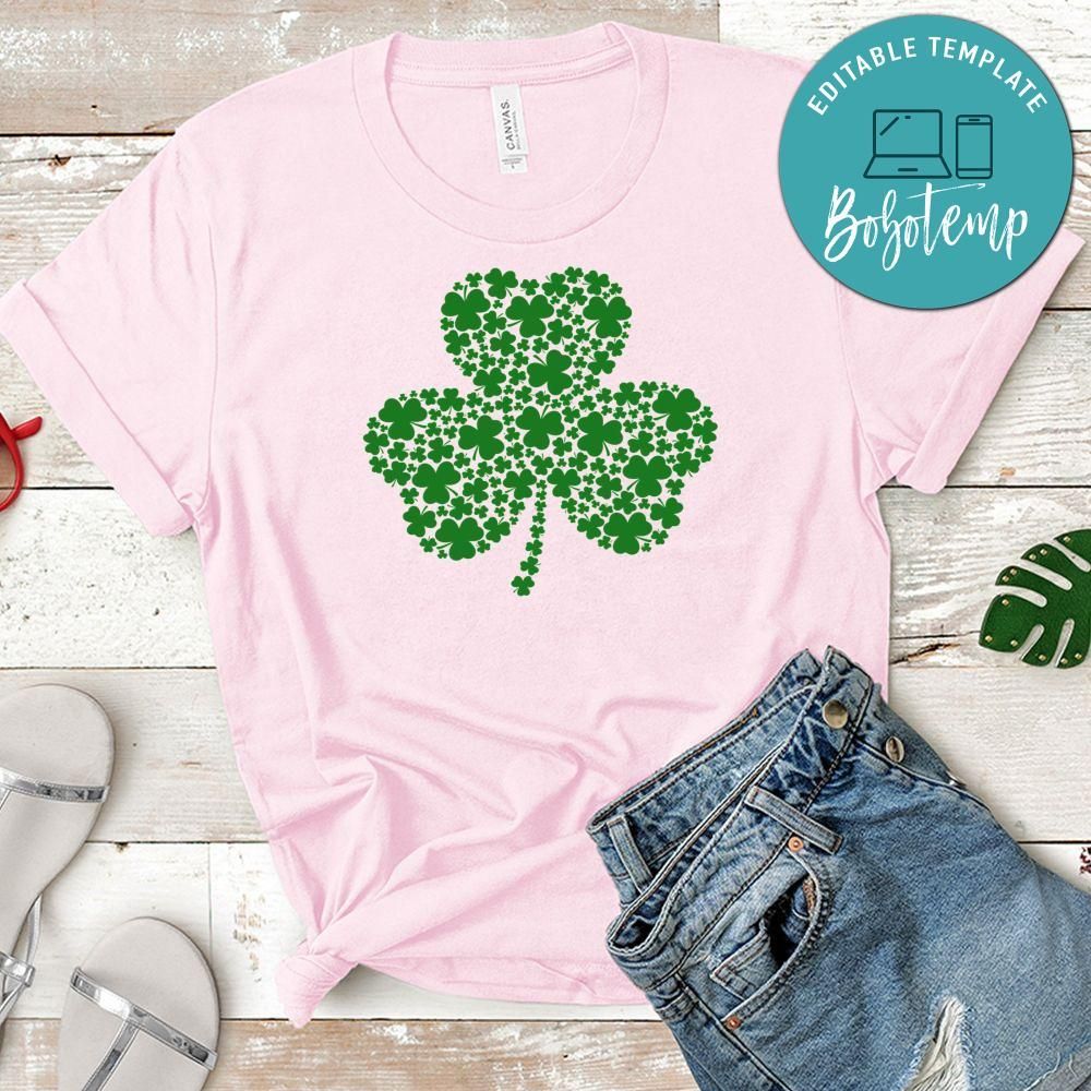 Shamrock Clover St. Patrick's Day PNG file template