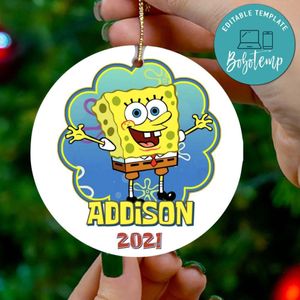 Spongebob Christmas Ornament Gift