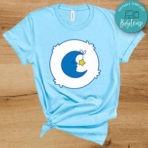 BedTime Care Bears Group Costume PNG file template