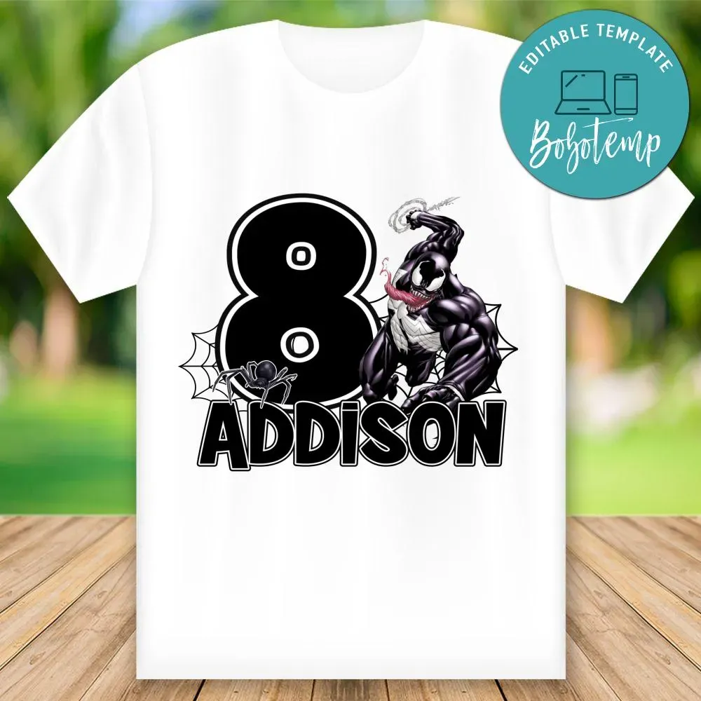 Customizable Venom Birthday Iron On Transfer Tshirt Diy Bobotemp Roblox T Shirt Venom Roblox T Shirt Venom Customizable Venom Birthday Iron On Transfer Tshirt Diy Bobotemp