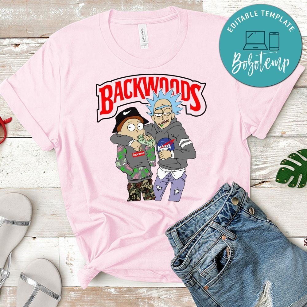 Rick and Morty Backwoods Funny Inspired PNG file template