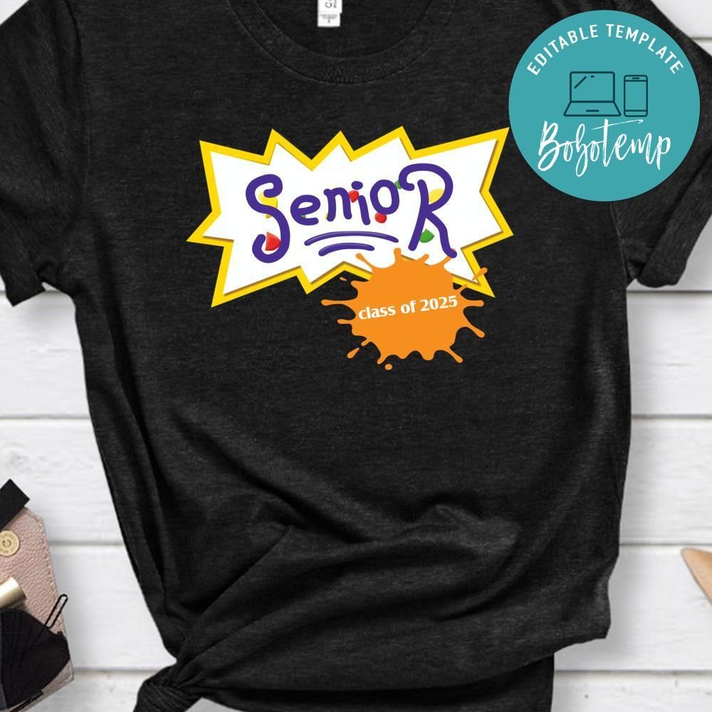 Rugrats Senior Class of 2025 PNG file template