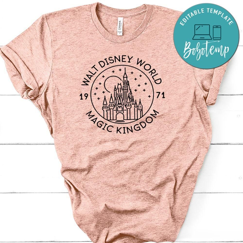 Disney Family Magic Kingdom PNG file template