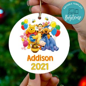 Winnie the pooh Christmas Ornament Gift