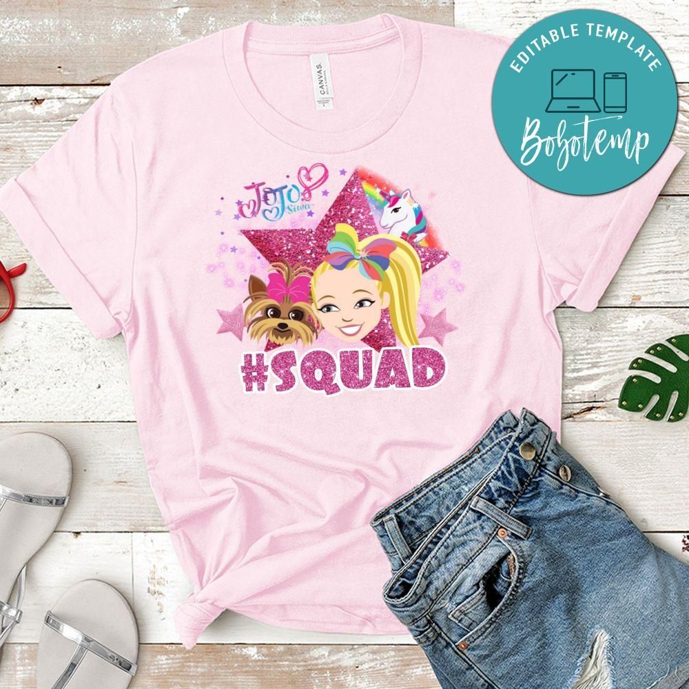 JoJo Siwa Squad T Shirt