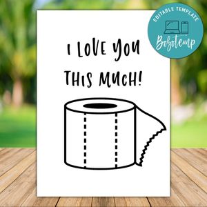 Printable Social Distancing Happy Birthday Card Template Instant Download