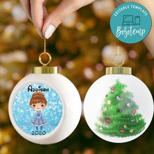 Anna Disney Frozen 2 Christmas Ball Ornament Gift