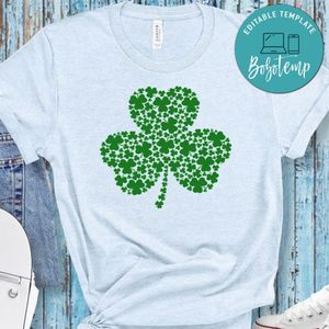 Shamrock Clover St. Patrick's Day PNG file template