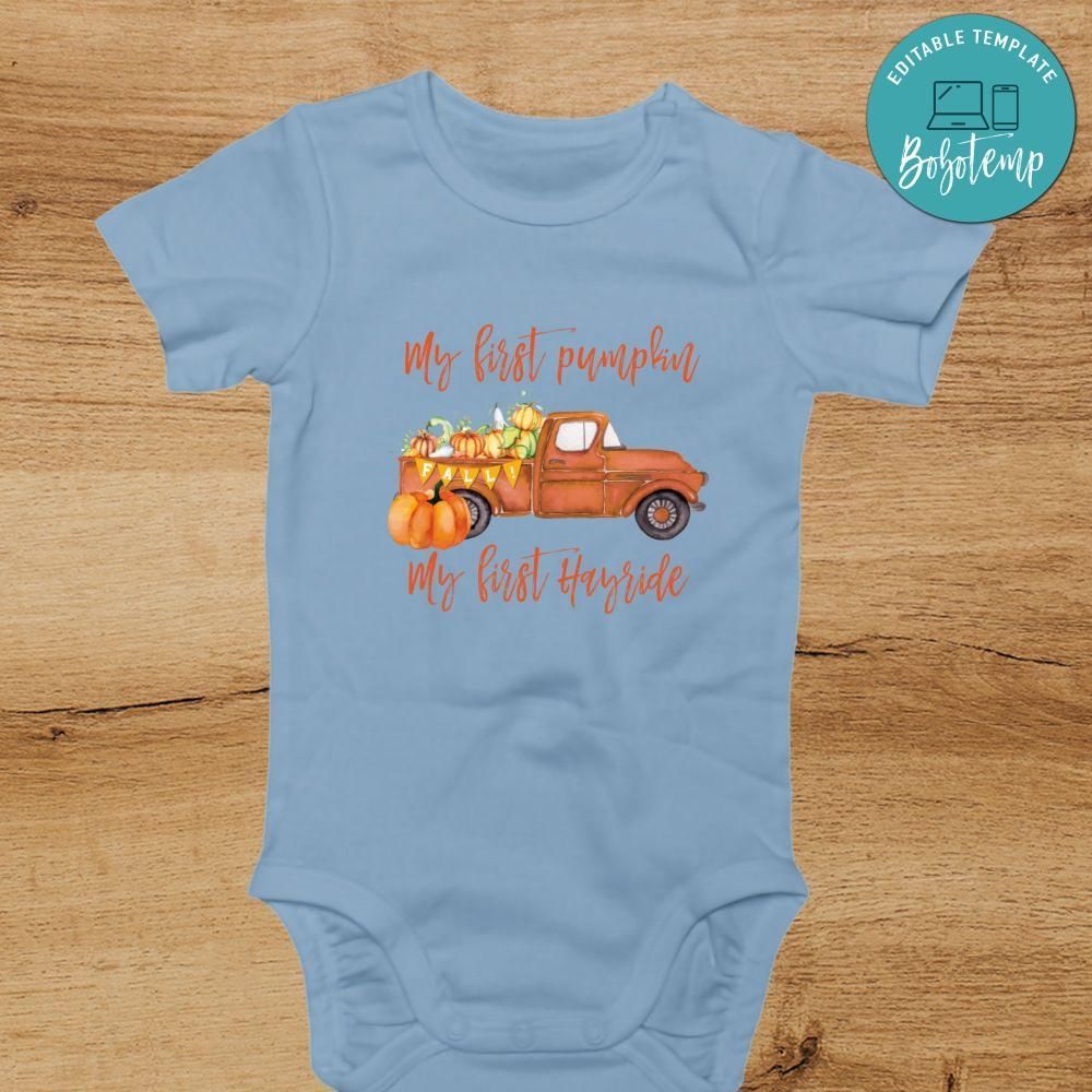 My first pumpkin Bodysuit