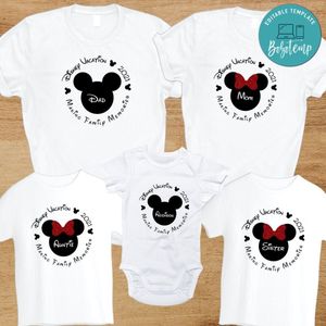 Custom Name Disney Family 2021 Vacation PNG file template