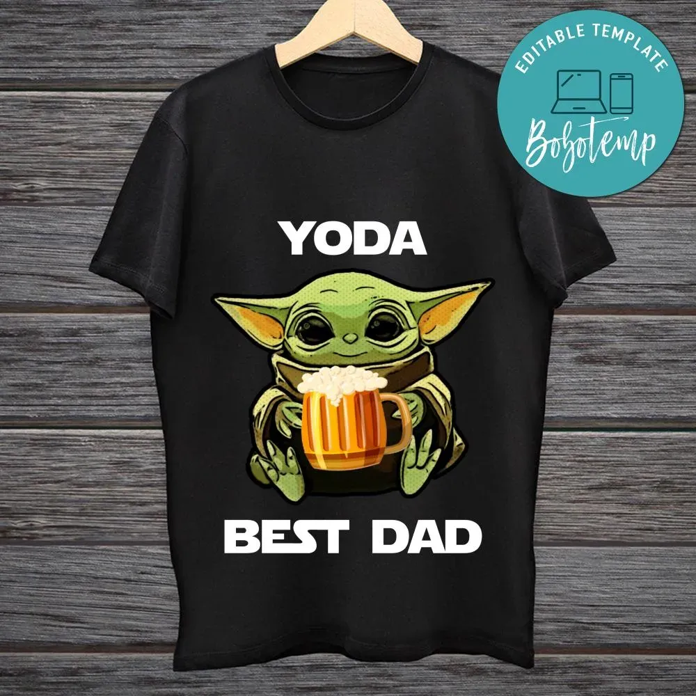 Download Free Yoda Best Dad Svg File Gift From From Son Instant Download Bobotemp PSD Mockup Template