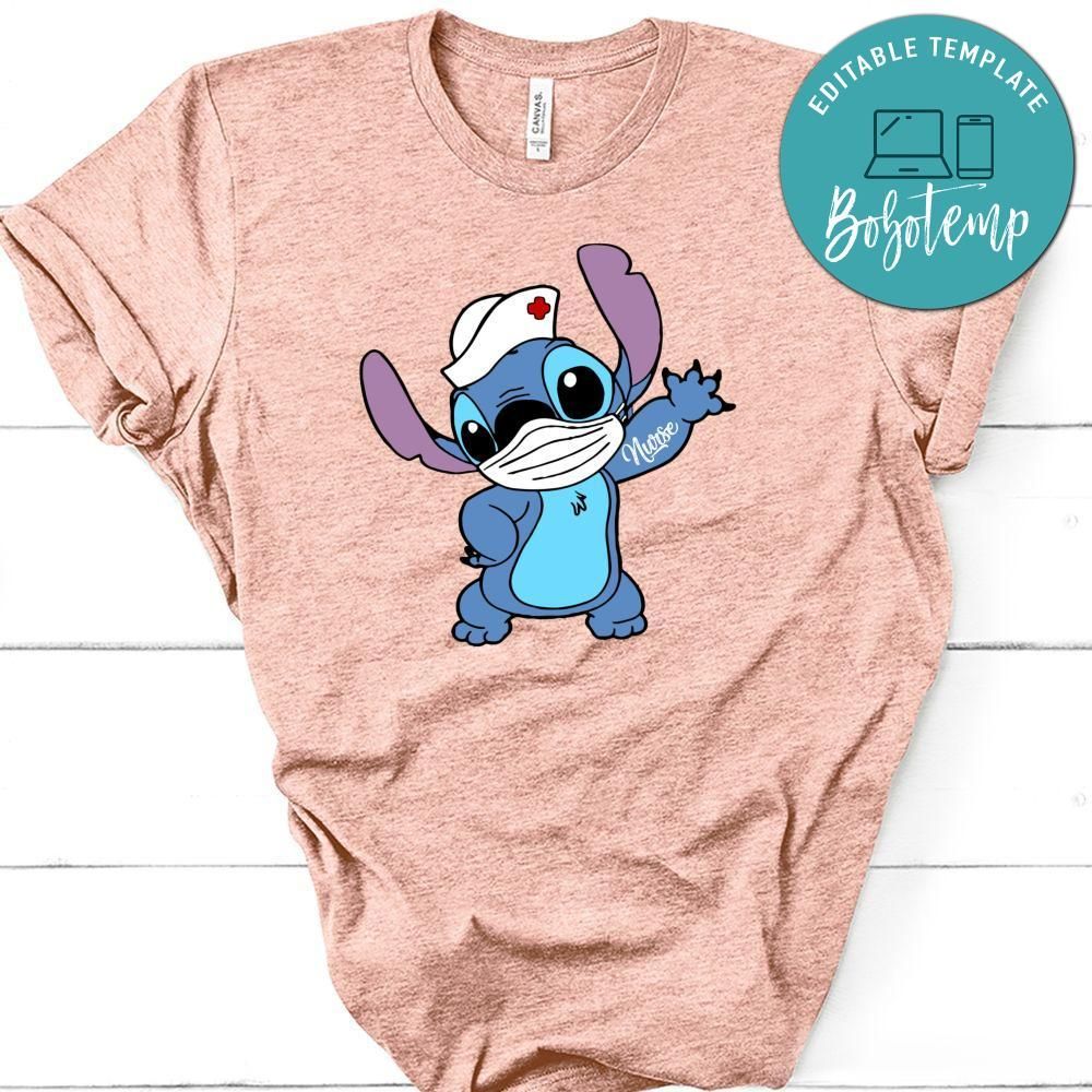 Cute Stitch Nurse Shirt