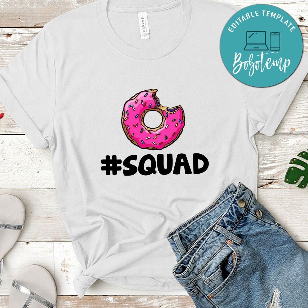 Donut Squad T Shirt - Funny Donut Shirts