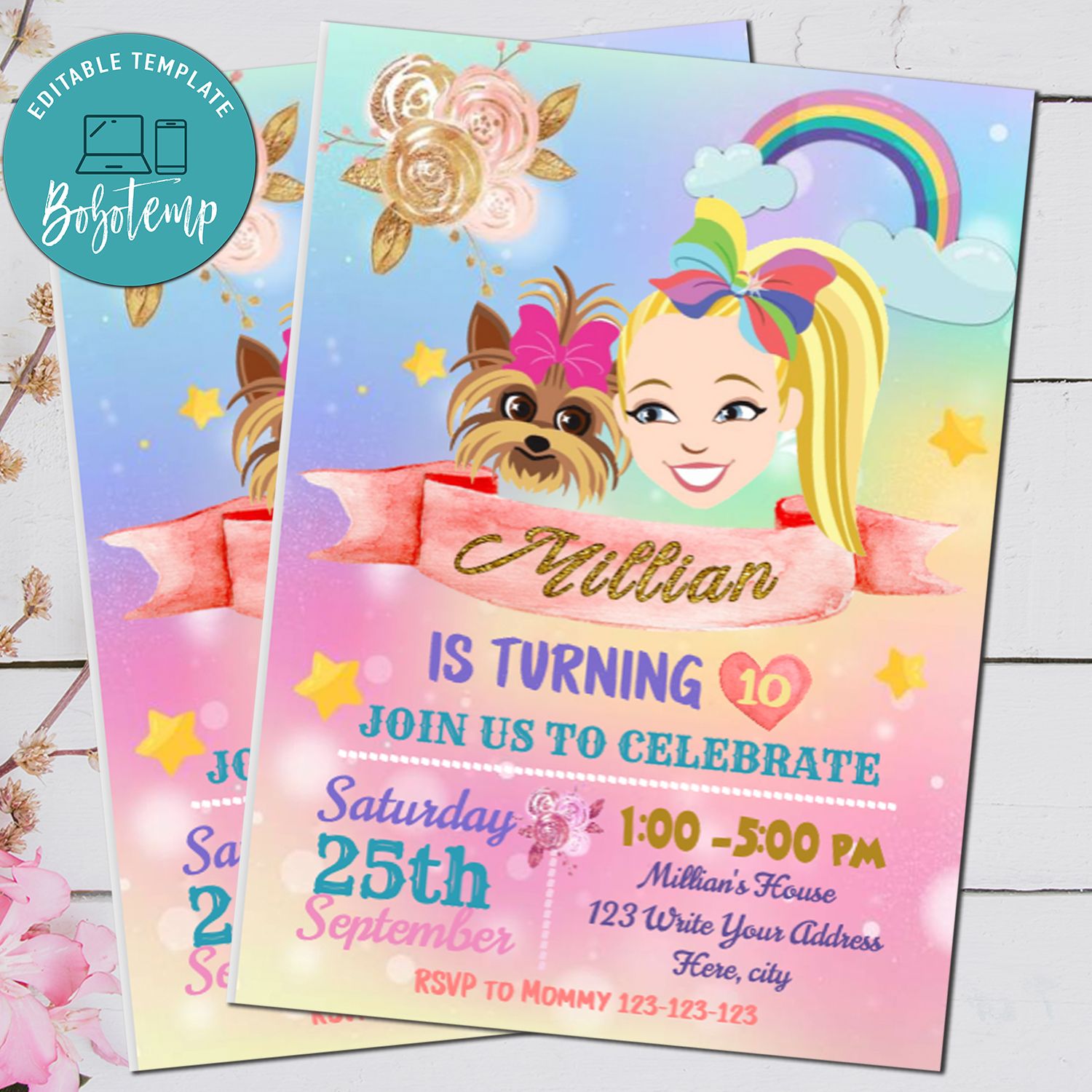 Jojo siwa deals invitation