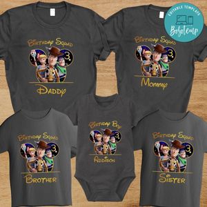 Toy Story Disney Mickey Birthday Family Trip Vacation PNG file template