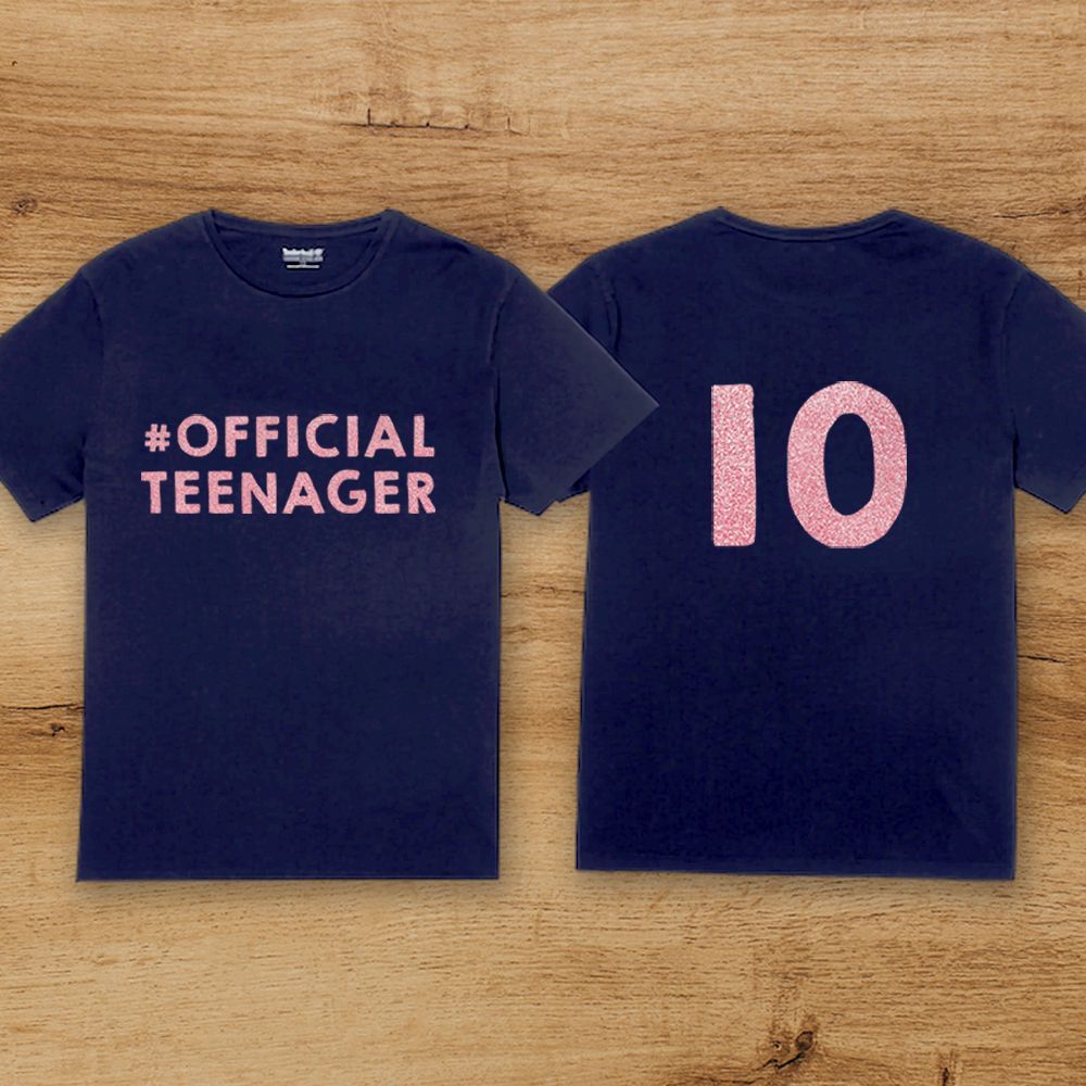 Official Teenager Shirt - Shimmer Rose Gold Teenager Shirt