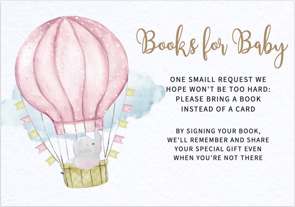 Up Up and Away Hot Air Balloon Boy Baby Shower Invitation Printable with Elephant