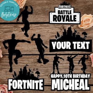 Dance Emote Birthday Cupcake Topper Digital File Printable Instant Download