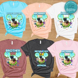 Puppy Dog Pals Birthday Family Matching Party Shirts