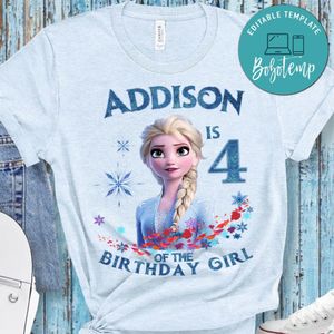 Disney Frozen Elsa Birthday Shirts