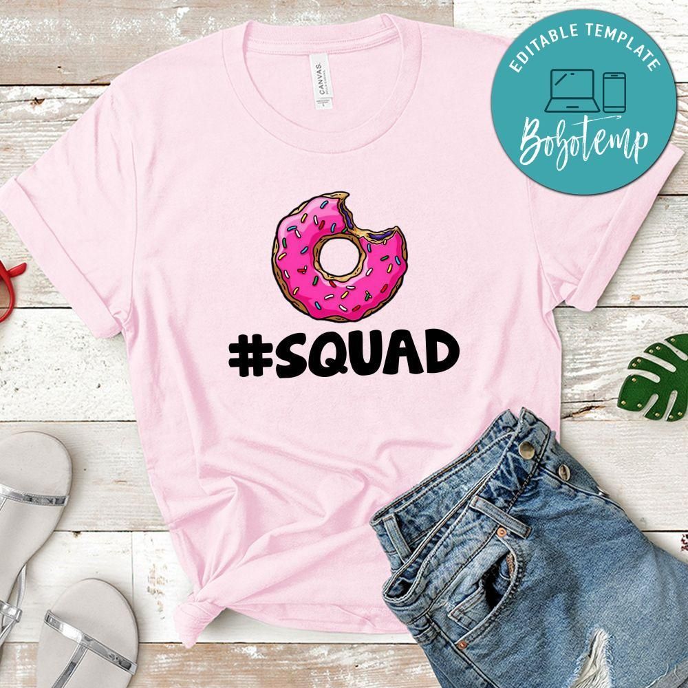 Donut Squad T Shirt - Funny Donut Shirts