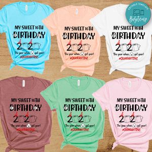 Sweet 16th Quarantine Birthday Shirt