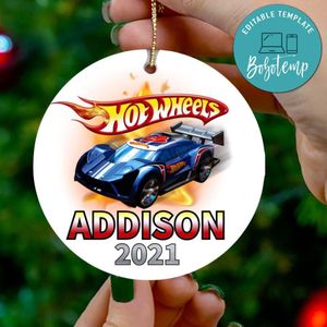 Hot Wheels Christmas Ornament Gift