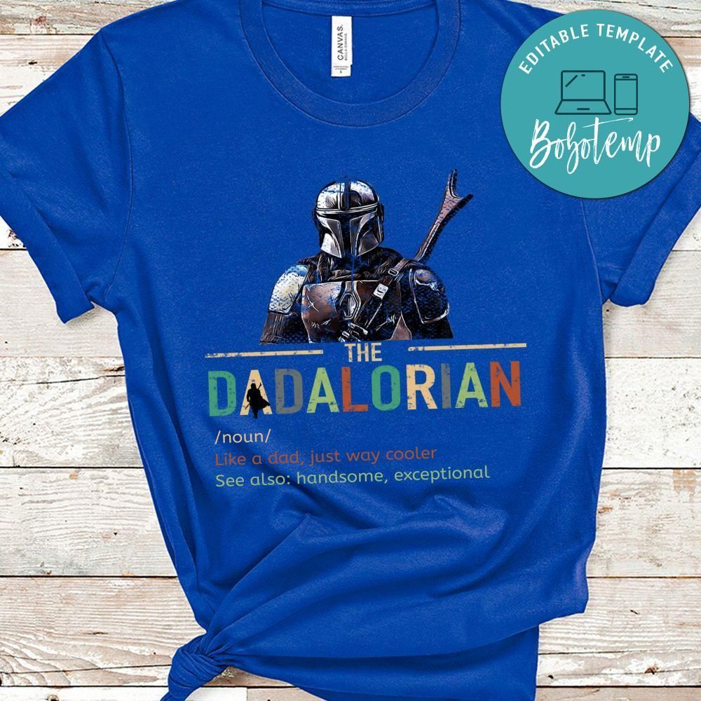 The Dadalorian Definition Like A Dad Men's Vintage T Shirt