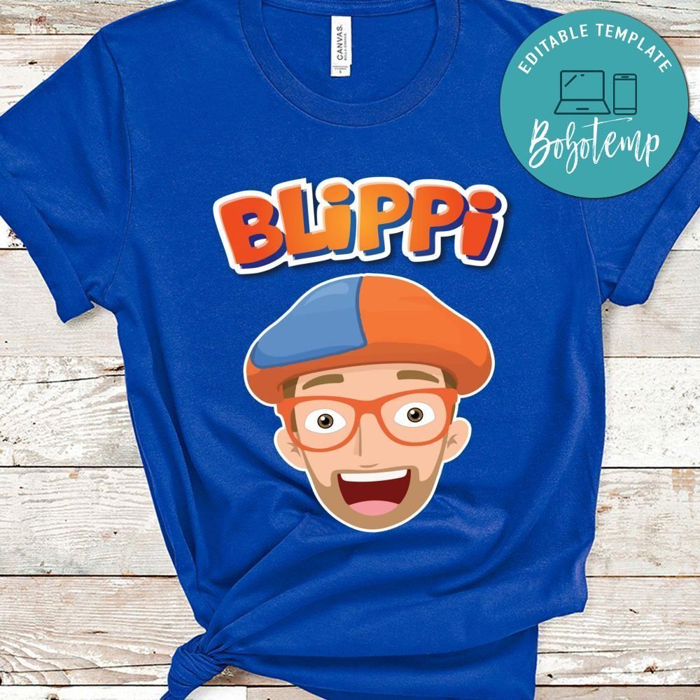 Blippi Cartoon Inspired T-Shirt for Toddler