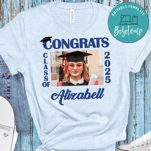 Congrats graduation class of 2025 customizable Photo PNG file template