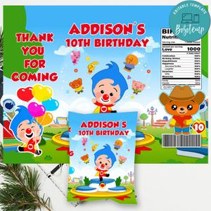 Plim Plim Chip Bag Digital File Printable Instant Download