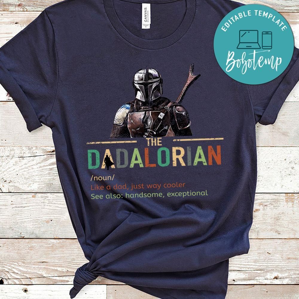 The Dadalorian Definition Like A Dad Men's Vintage T Shirt