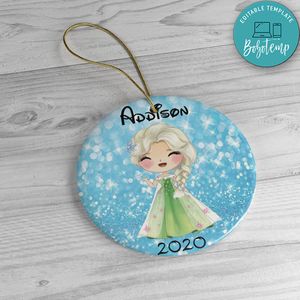 Elsa Disney Frozen 2 Christmas Acrylic Ornament Gift