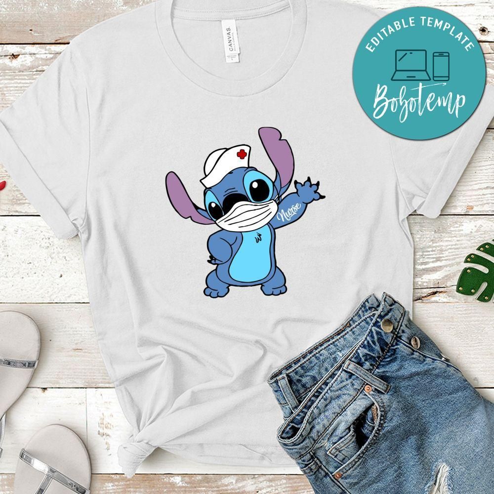 Cute Stitch Nurse Shirt