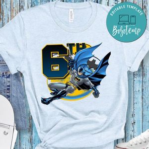 Batman Birthday Tee Shirt for Boy