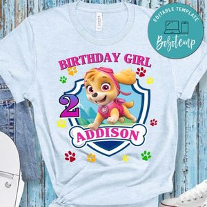 Paw Patrol Skye Birthday Shirt