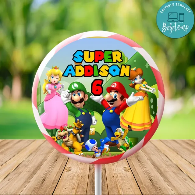 DIY Mario Party Ideas - Party Like a Cherry
